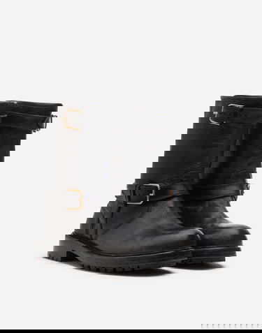 Doplnky Dolce & Gabbana Dolce & Gabbana Horsehide Biker Boots Čierna | A70032AW35280999, 1