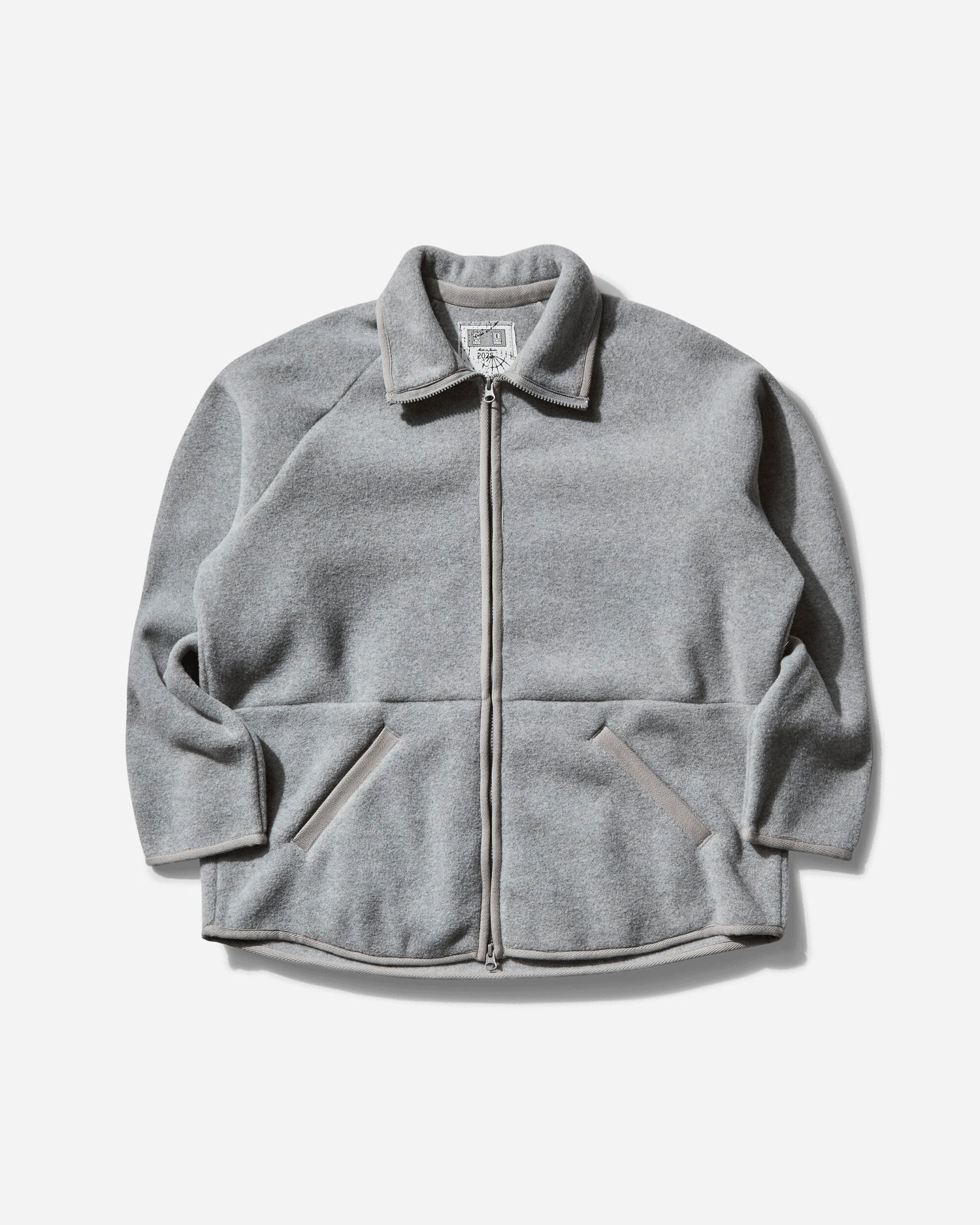 Sveter Cav Empt Fleece Zip-Up Jacket Šedá | CES27CS28 GREY, 1