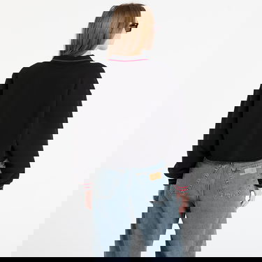 Mikina Off-White Sporty Crop Polo Sweatshirt Čierna | OWBA07BF25FLE0011026, 2