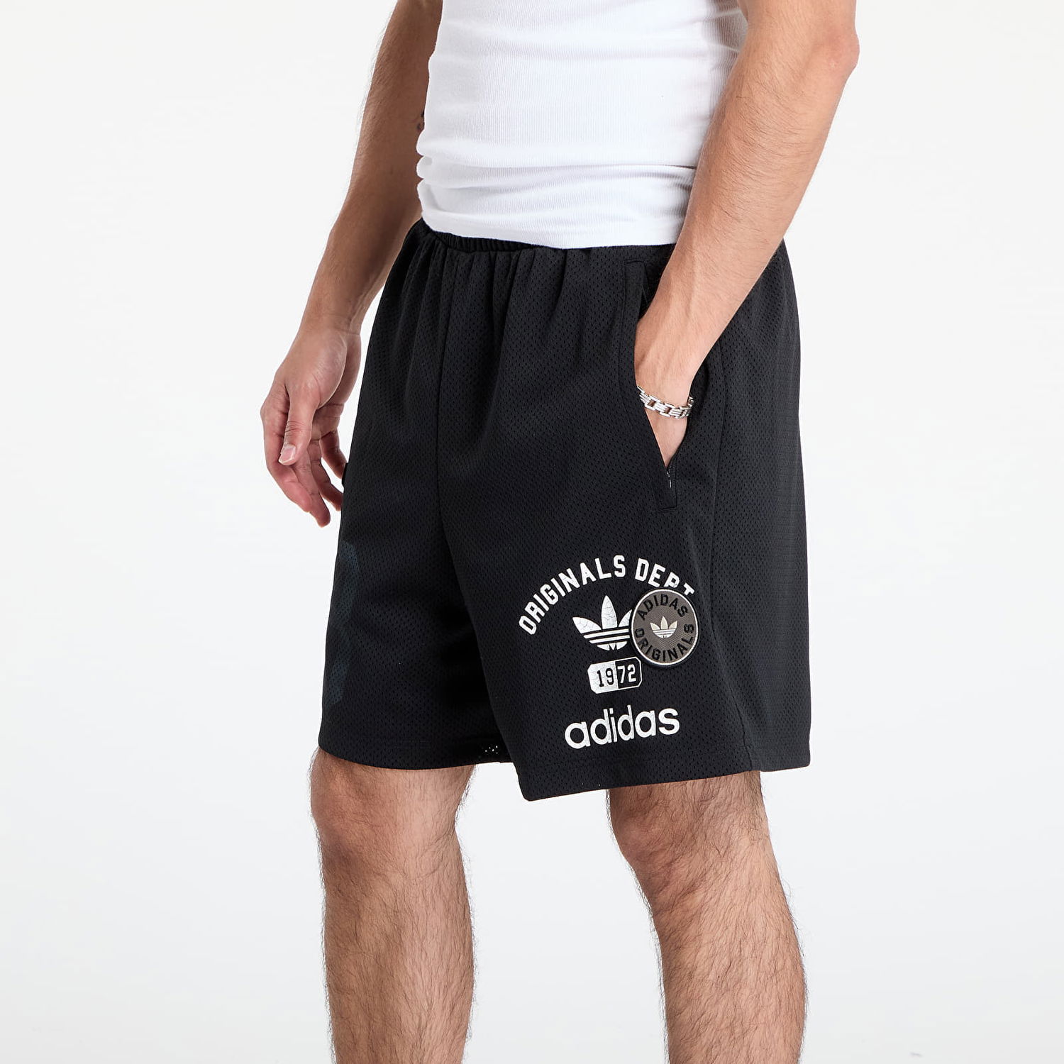 Šortky adidas Originals Originals Dept. Graphic Mesh Shorts Čierna | KD6230, 1
