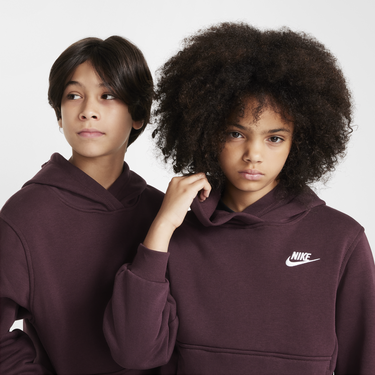 Mikina Nike Nike Sportswear Club Fleece Hoodie Vínová | FD3000-652, 2