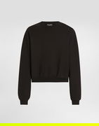 Dolce & Gabbana Long-Sleeved Cropped Sweatshirt