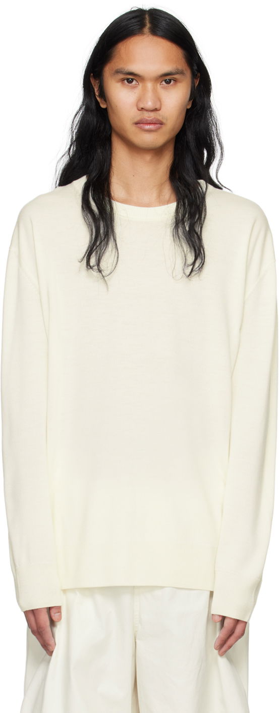 Sveter Jil Sander Crewneck Sweater Biela | J23GP0003_J14532, 0