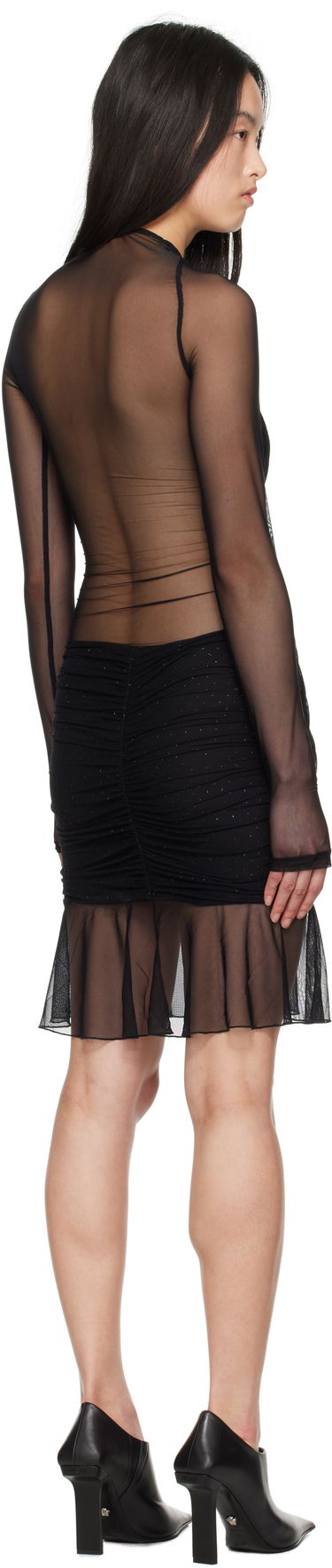 Šaty Versace Versace Jeans Couture Crystal Mini Dress Čierna | E78HAO971_EJ0192, 2