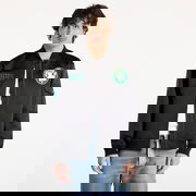 Team Leader Satin Bomber Jacket