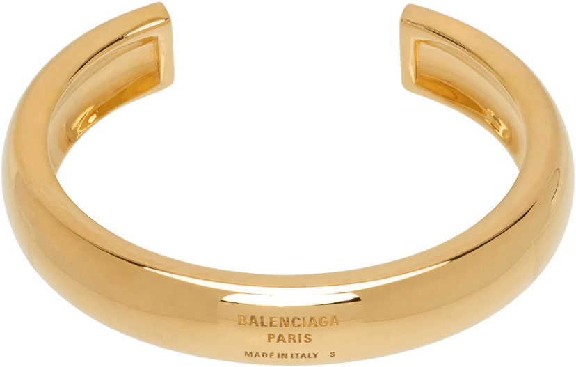 Náramok Balenciaga Plated Cuff Bracelet Metalická | 792837 TZ99G