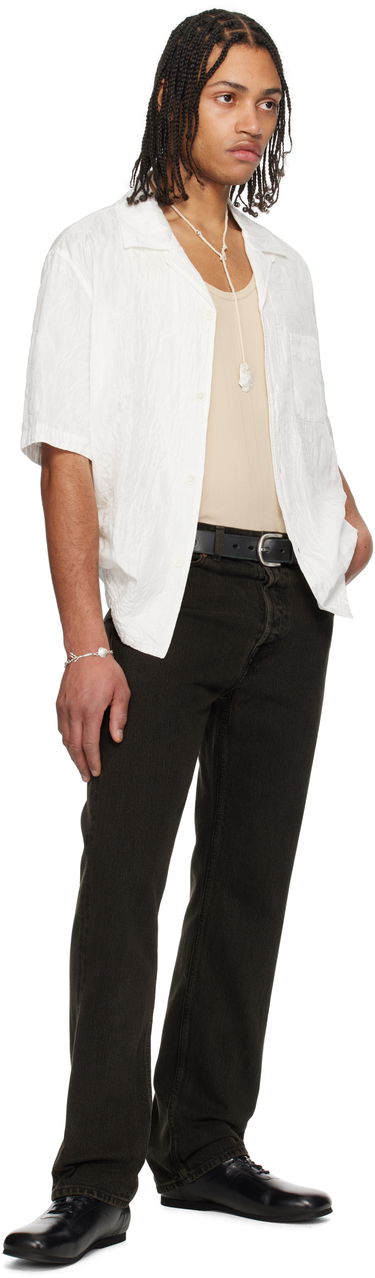 Košeľa OUR LEGACY Our Legacy Heusen Short Sleeve Shirt Biela | M2252HWF, 4