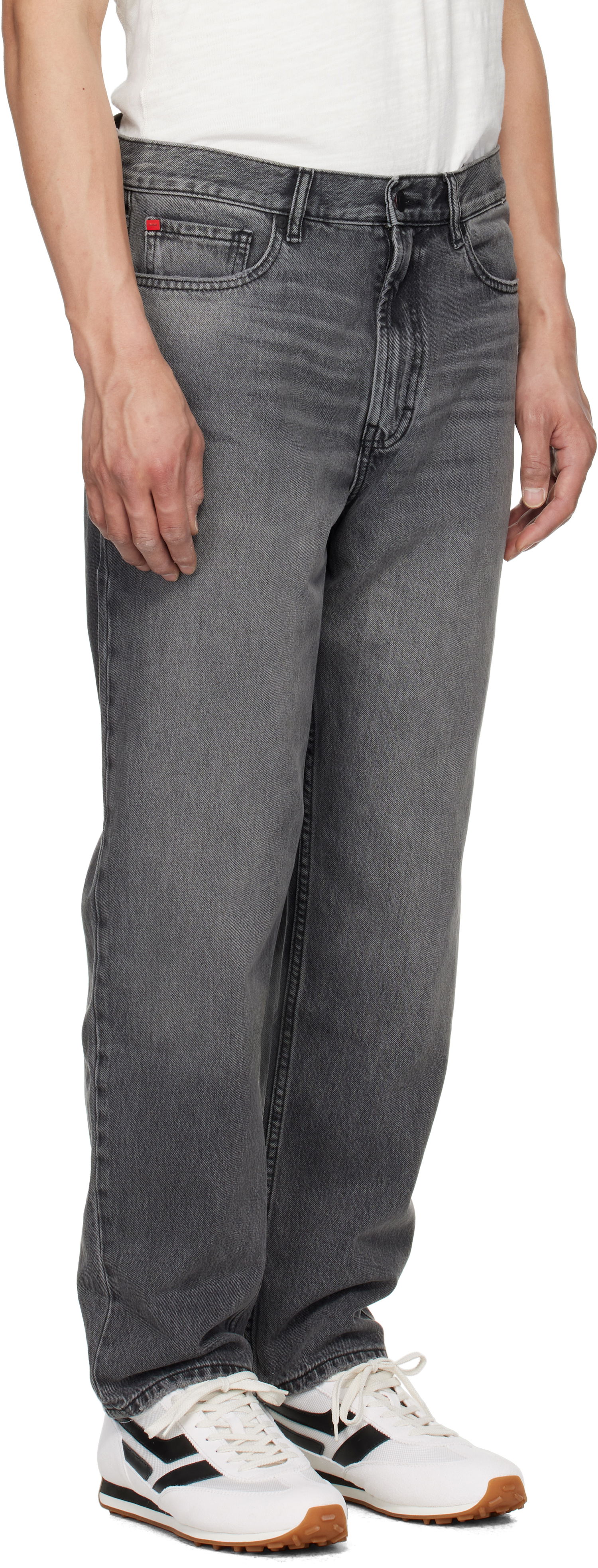 Džínsy BOSS 838 Relaxed Fit Jeans Šedá | 50537715, 1