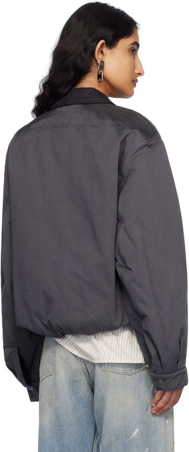 Bomber bunda Acne Studios Acne Studios Heavy Twill Bomber Jacket Šedá | A90638-, 2