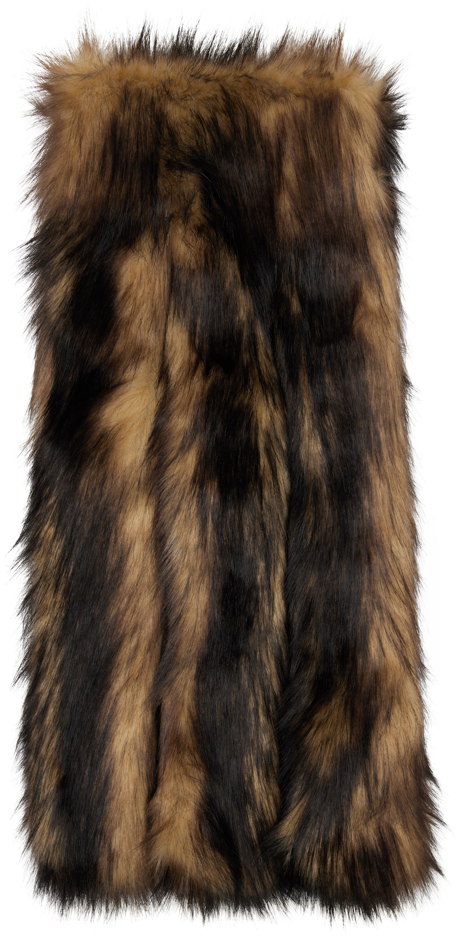 Šál Simone Rocha Simone Rocha Triple Slit Faux Fur Scarf Hnedá | 1038 1255, 0
