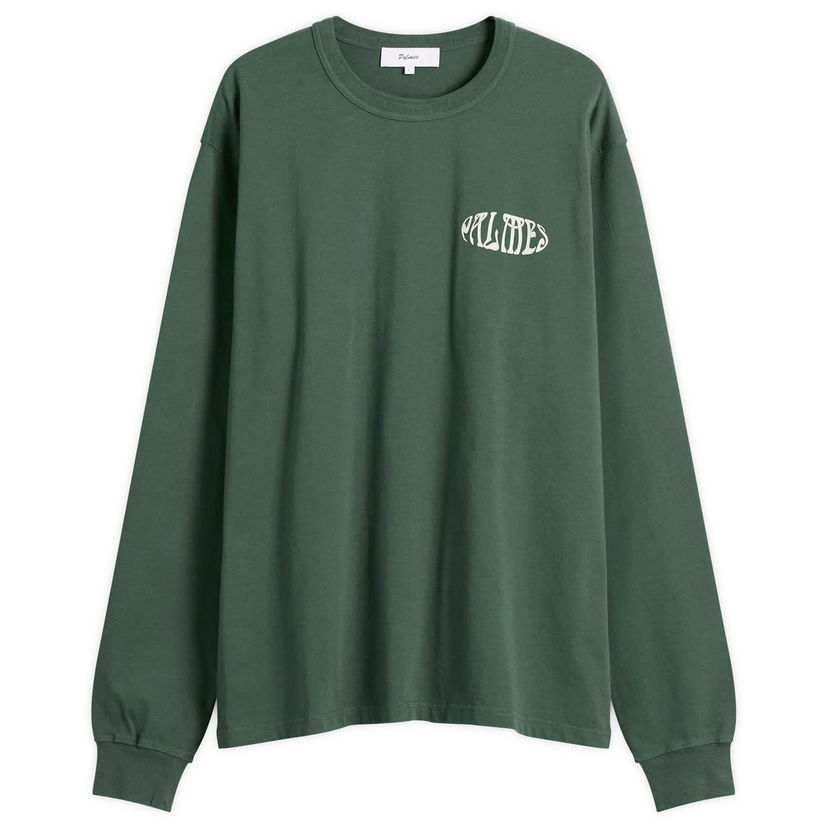Tričko Palmes Angels Long Sleeve T-Shirt Zelené | P15-0034-777