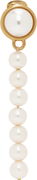 Moschino Faux-Pearl Drop Earring