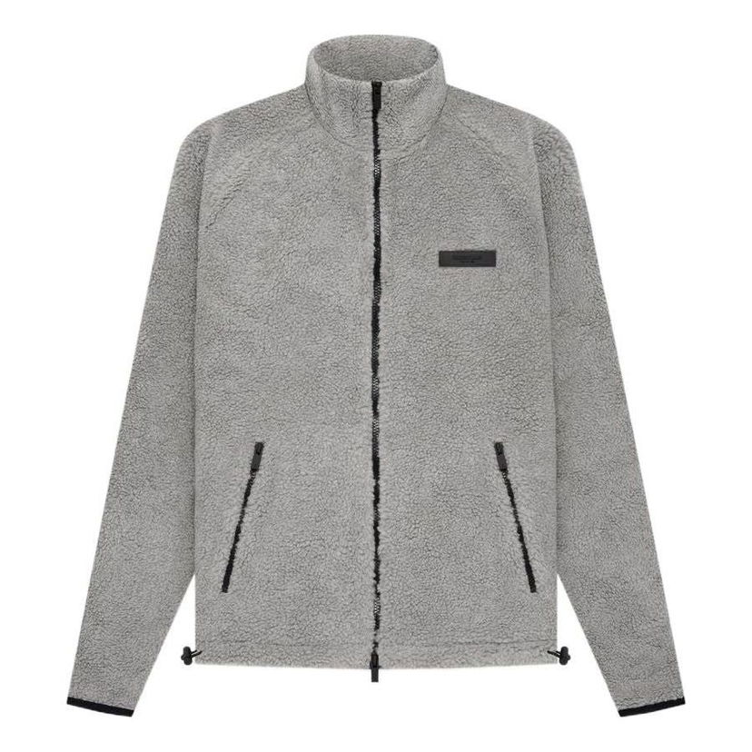 Sveter Fear of God Polar Fleece Full Zip Jacket Šedá | FOG-SS22-039