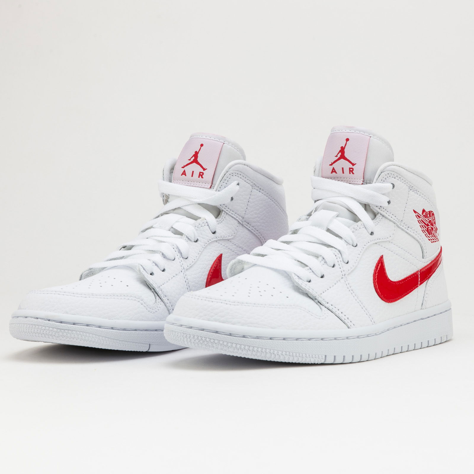 Air Jordan 1 Mid "White University Red" W