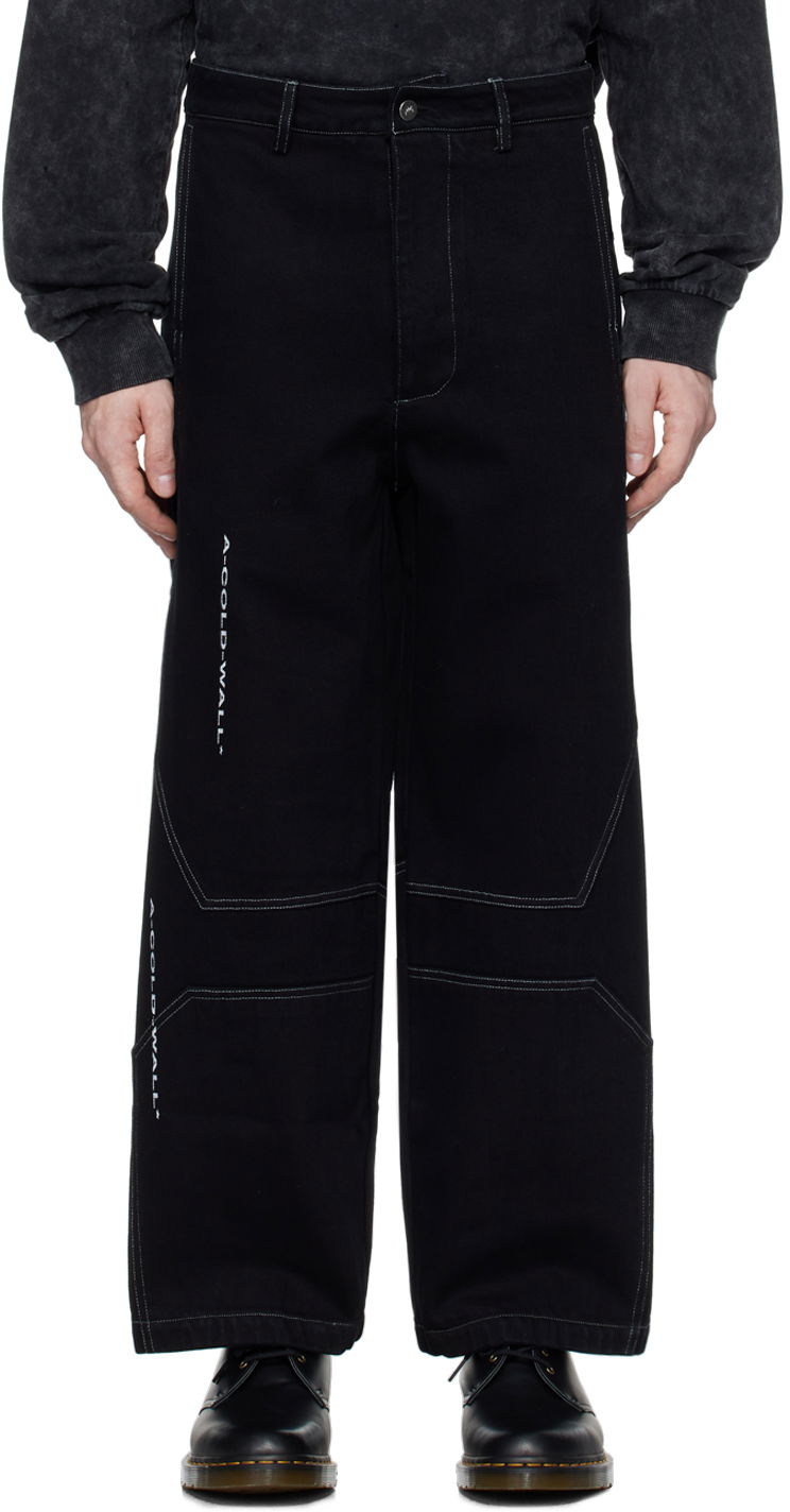 Cargo nohavice A-COLD-WALL* A-COLD-WALL* Format Jeans Čierna | ACWMJS042, 0