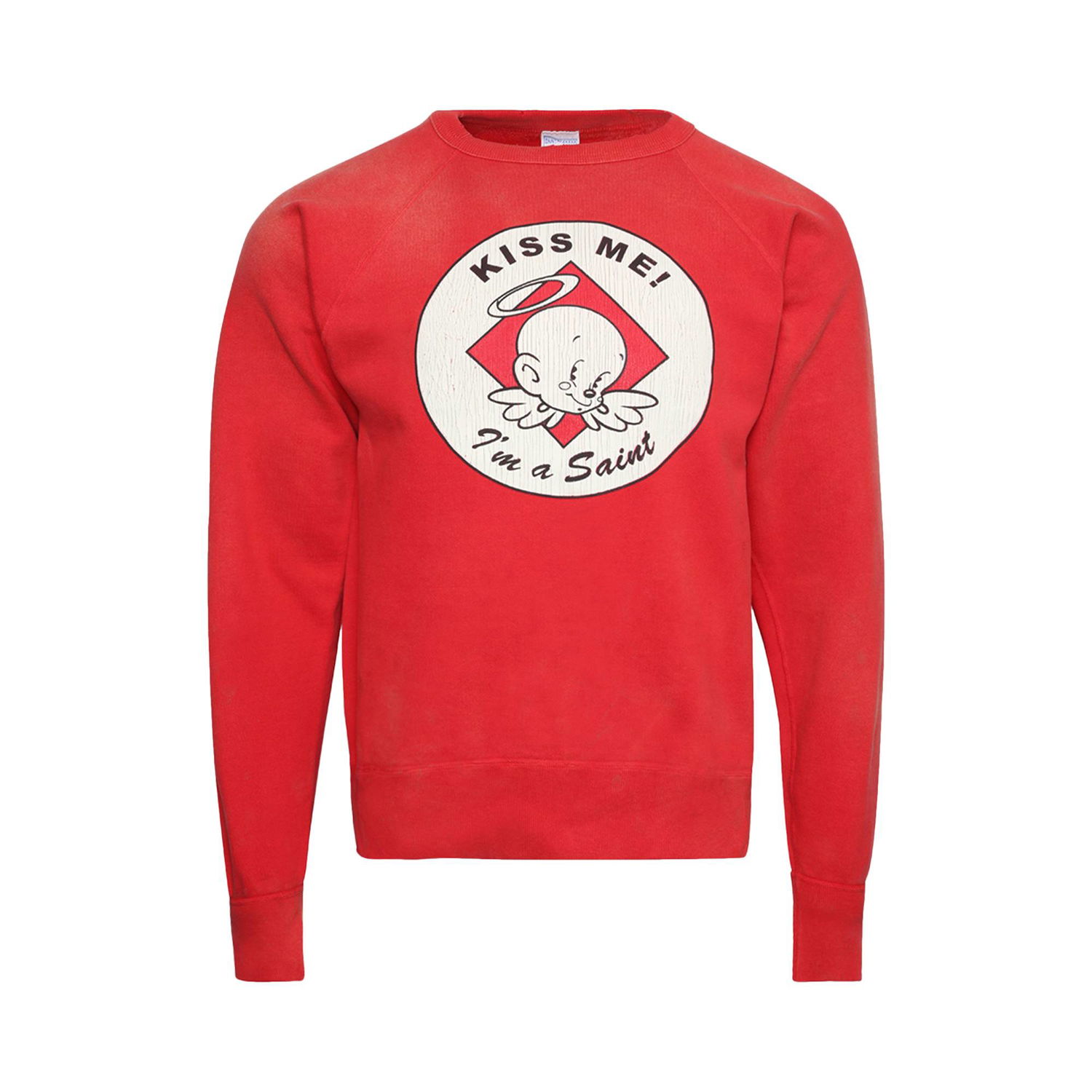 Sveter Saint Michael Kiss Me Crewneck Červená | SM A22 0000 019, 1