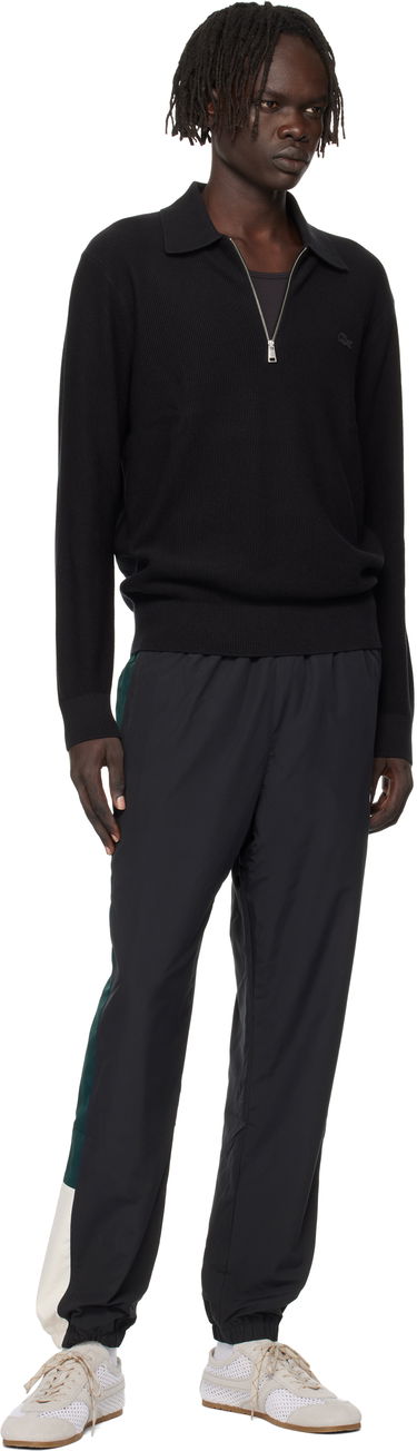 Polo tričko Lacoste Lacoste Half-Zip Polo Čierna | AH5187_031, 3