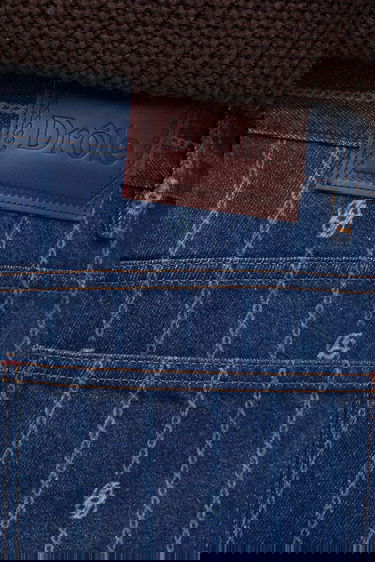 Džínsy Drôle de Monsieur Drôle de Monsieur Le Jean Baggy Monogramme Jeans Modrá | I.BP168.CO238, 3