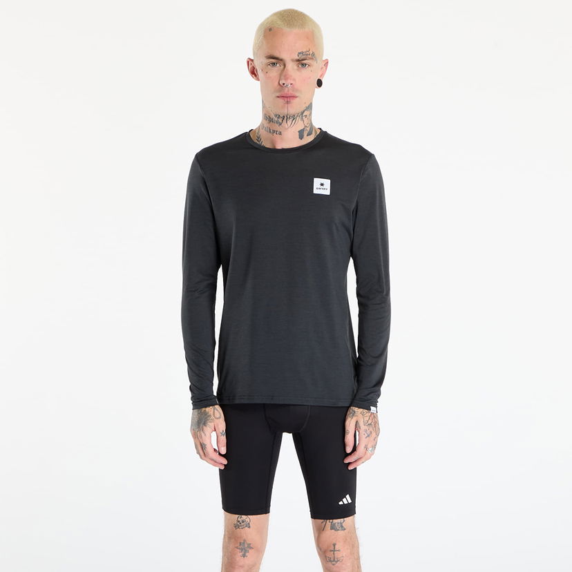 Tričko Saysky Reflective Logo Pace Long Sleeve Šedá | OMRLS20C9001