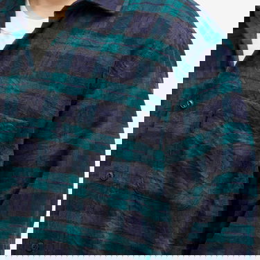 Košeľa YMC Curtis Check Shirt Zelené | P2XMI-40, 5
