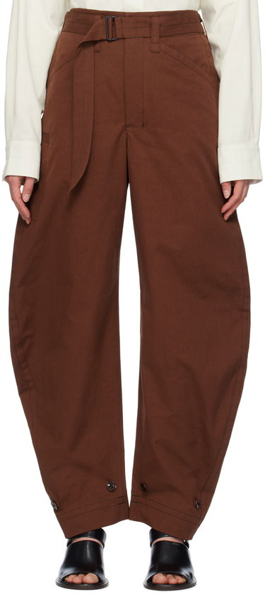 Nohavice LEMAIRE Lemaire Tapered Trousers Hnedá | PA1096 LF1220, 0