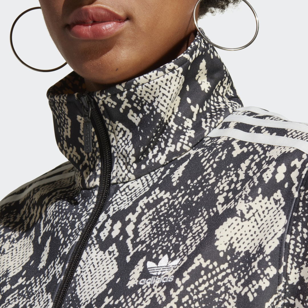 Python Allover Print Track Top