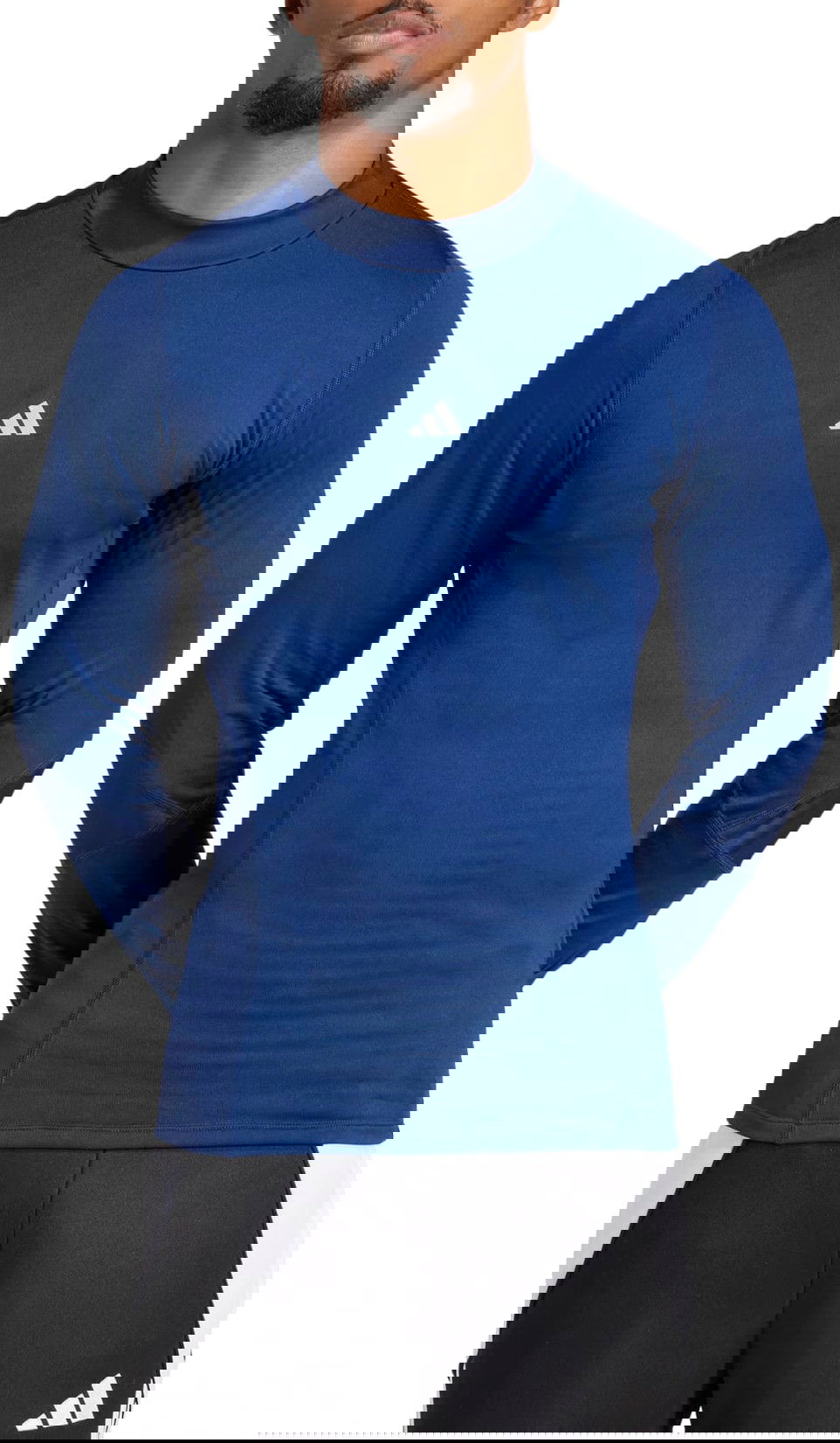 Tričko adidas Originals Long Sleeve Compression Tee Modrá | jl5636, 0