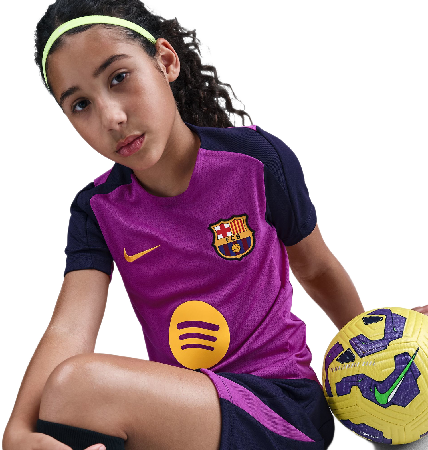 Dres Nike FC Barcelona Strike Short Sleeve Top 2025/26 Fialová | hj7831-552, 1