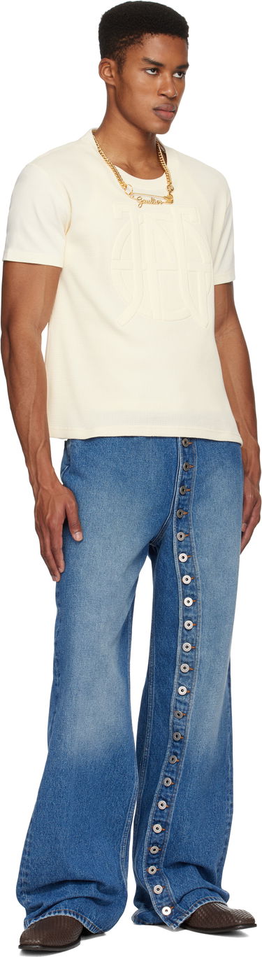 Tričko Jean Paul Gaultier Oversized T-Shirt Béžová | 25/33-F-TS095E-J071-03, 3