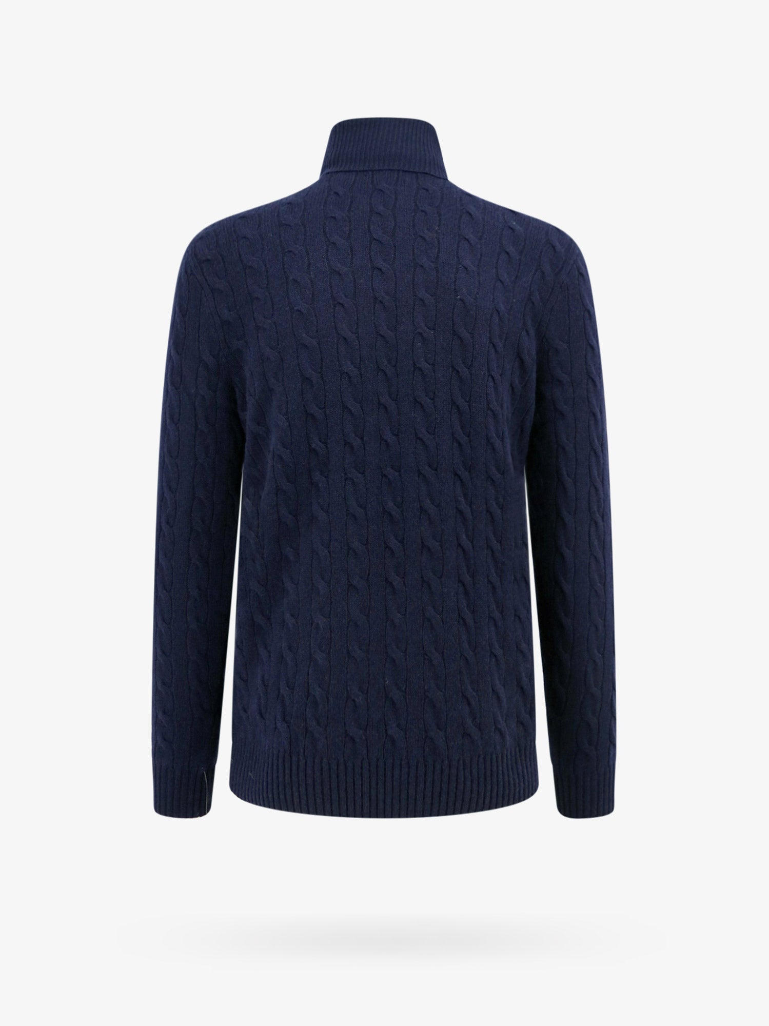 Sveter Polo by Ralph Lauren Turtleneck Cable-Knit Modrá | 710876836005, 1