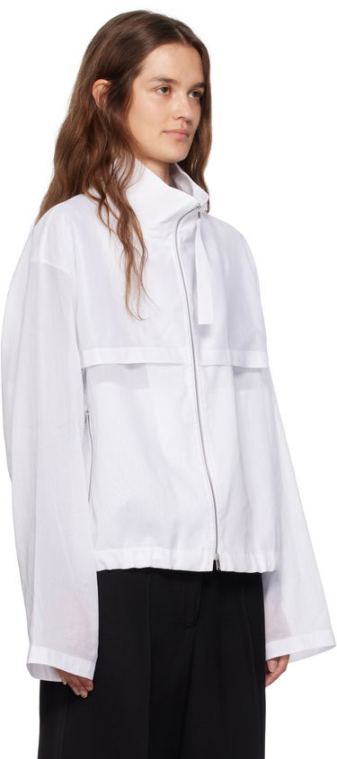 Bunda Jil Sander Jil Sander Cotton Muslin Zip Up Jacket Čierna | J01SW0009_J45014, 4