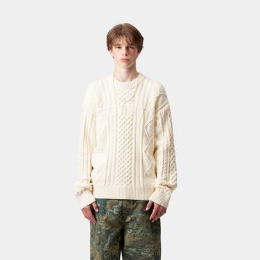 Sveter Carhartt WIP Carhartt WIP Shawn Cable Knit Sweater Biela | I035418_7, 0