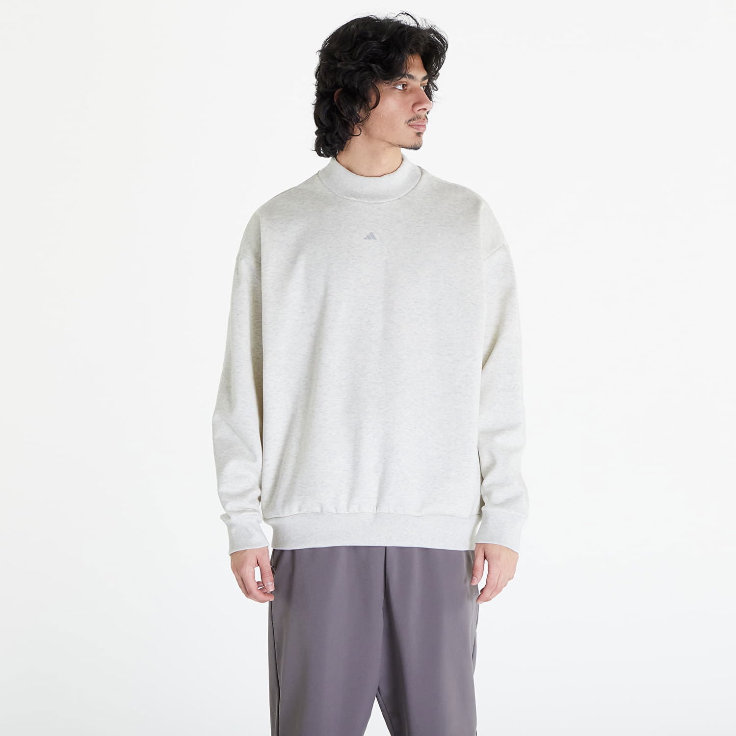 Mikina adidas Originals Basketball Crewneck Sweatshirt UNISEX Biela | IX1965, 0