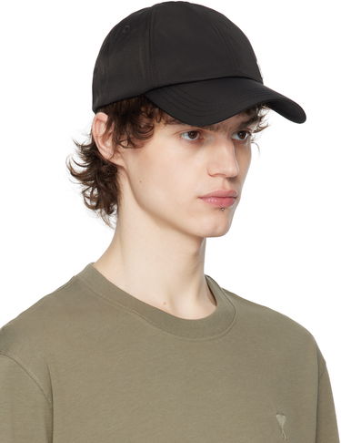 Šiltovka AMI AMI De Coeur Stud Twill Cap Čierna | UCP023.PA0007, 3