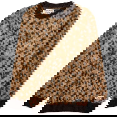 Sveter WACKO MARIA Leopard Mohair Knitted Jumper Hnedá | 23FW-WMK-KN12-BGE, 0