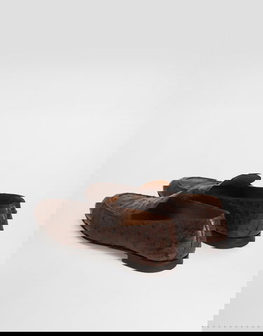 Doplnky Dolce & Gabbana Dolce & Gabbana Ostrich Leather Loafers Hnedá | A50716AE43680178, 2