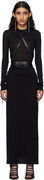 Ann Demeulemeester Eva Open Back Knitted Maxi Dress