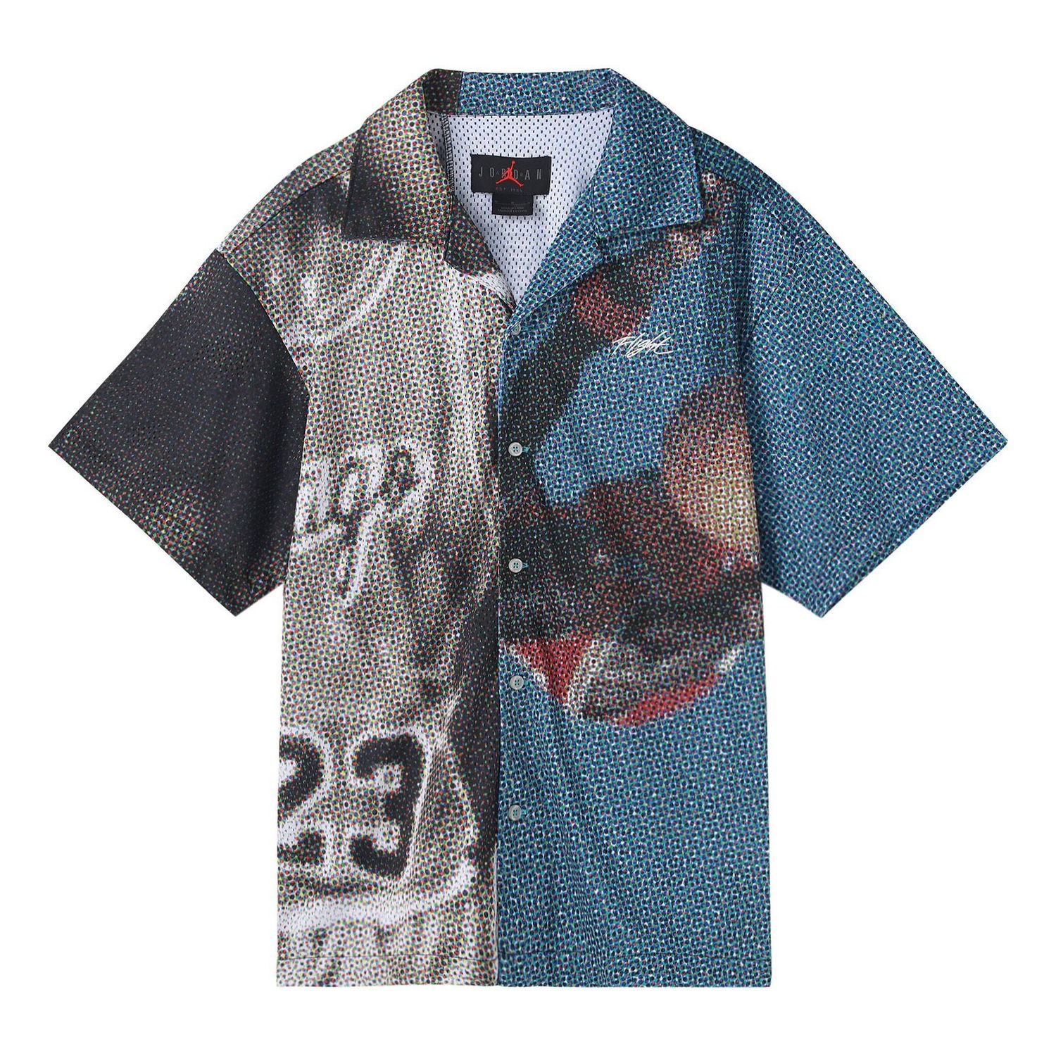 Košeľa Jordan Jordan Printed Colorblock Wide Short Sleeve Shirt Rôznofarebný | DM1397-010, 0