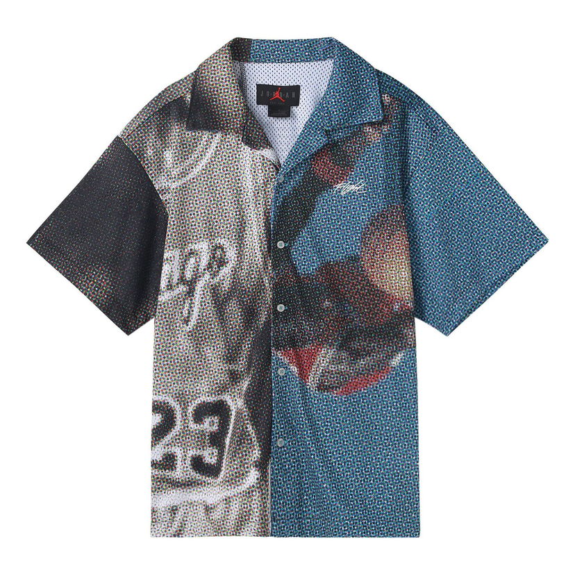Košeľa Jordan Jordan Printed Colorblock Wide Short Sleeve Shirt Rôznofarebný | DM1397-010