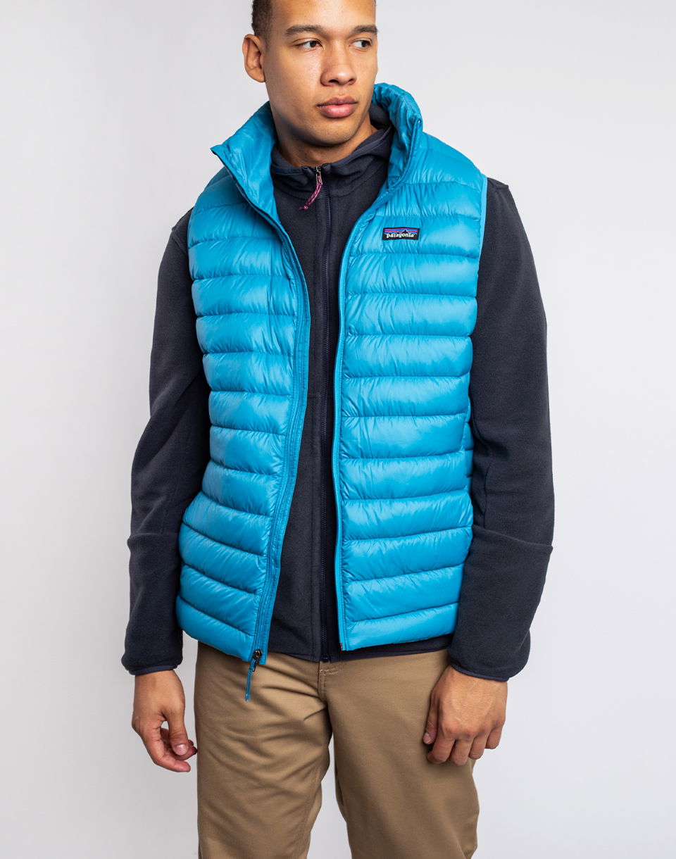 Vesta Patagonia Down Sweater Vest Modrá | 84623, 0