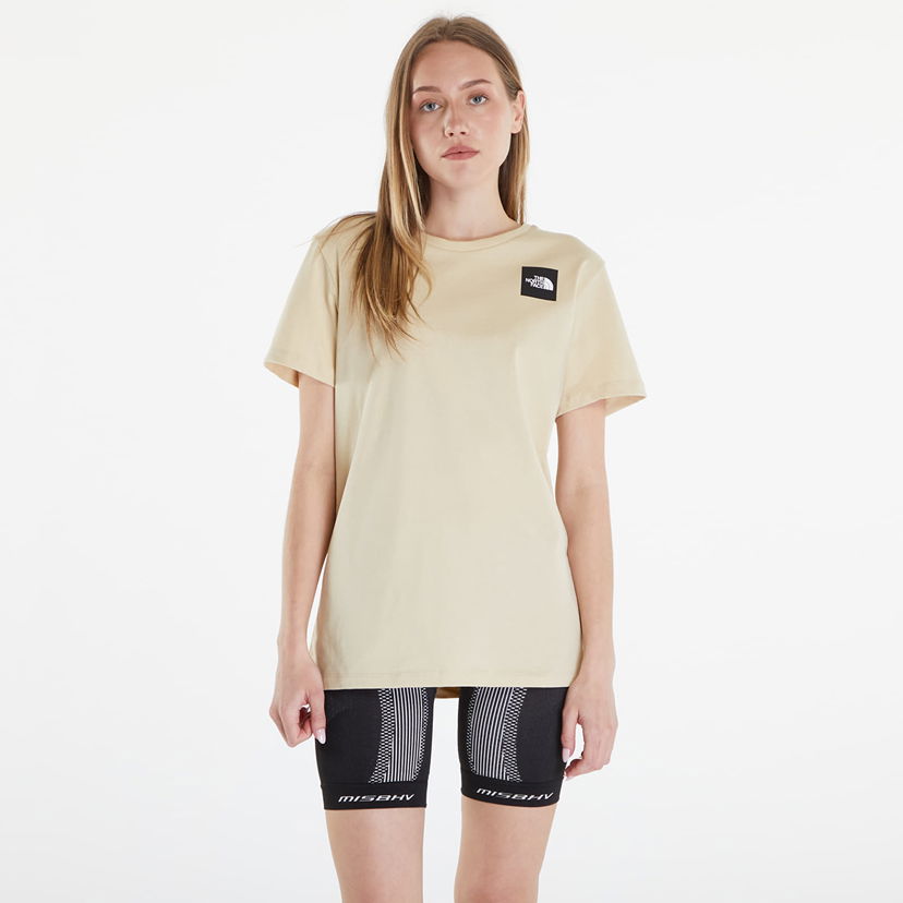 Tričko The North Face Relaxed Fine Tee Gravel Béžová | NF0A87NE3X41