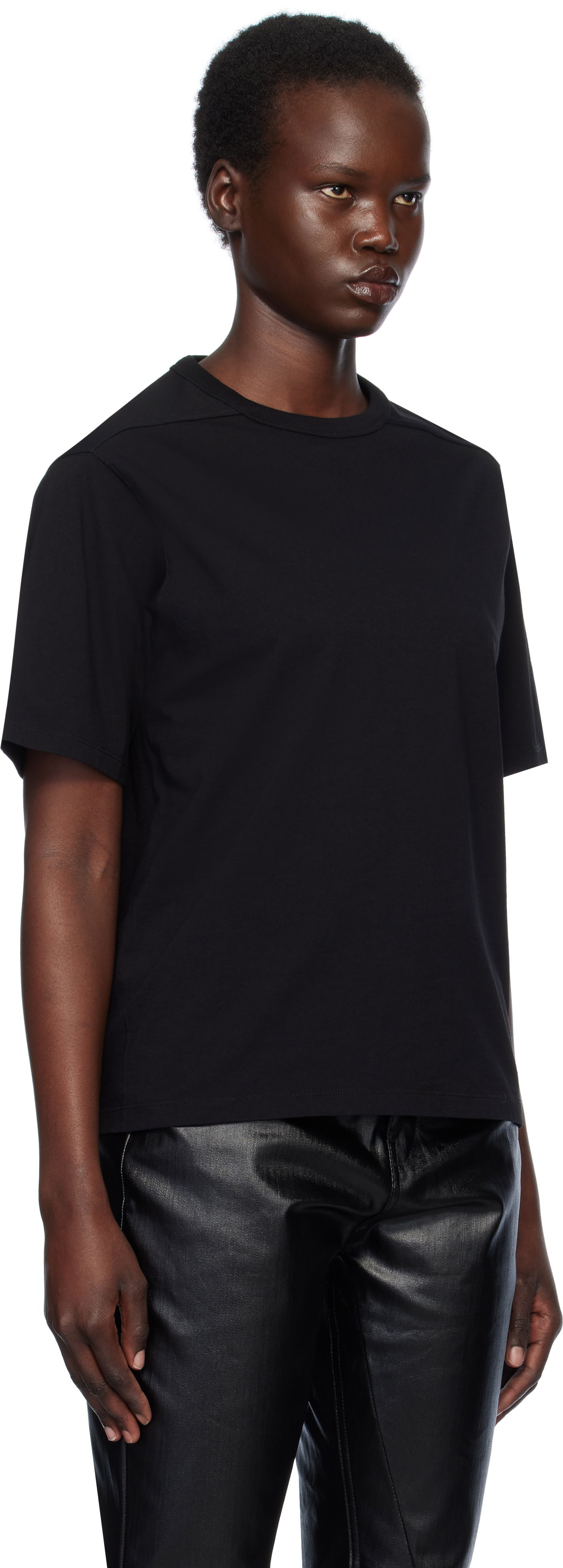 Tričko Rick Owens Rick Owens Hollywood Brad T-Shirt Čierna | RP01E7200 JA, 1