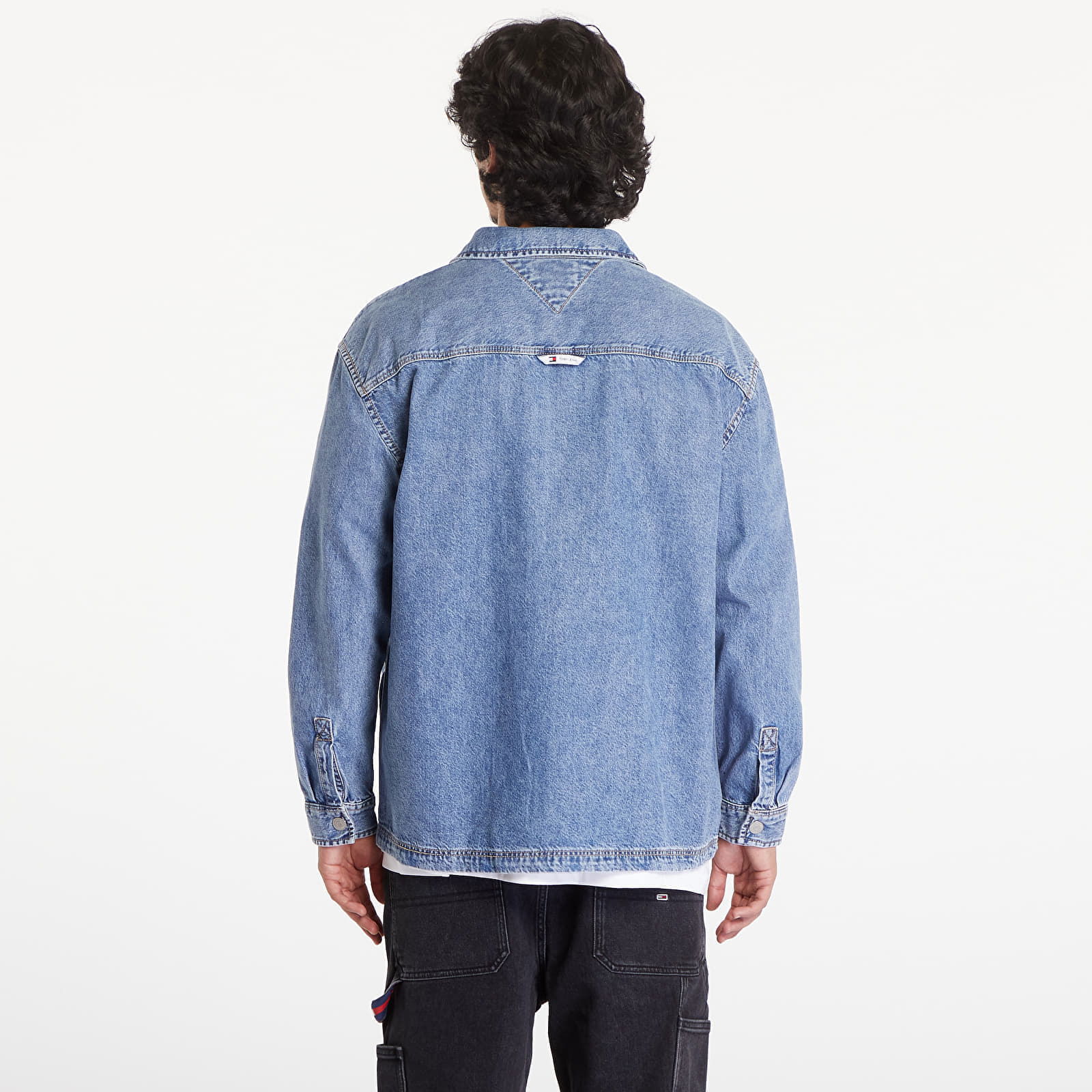 Essential Denim Overshirt Mid Indigo