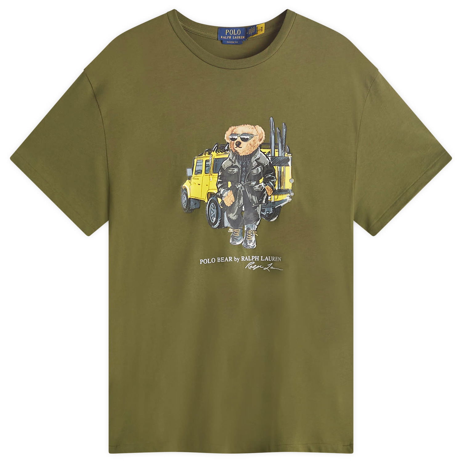 Tričko Polo by Ralph Lauren Defender Bear Graphic T-Shirt Zelené | 710854497042, 0