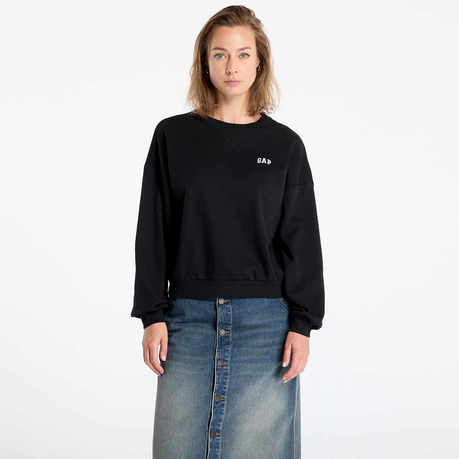Mikina GAP Mini Logo Hoodie Čierna | 476351-03, 0