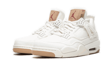 Tenisky a topánky Jordan Levi's x Air Jordan 4 Retro ''White Denim'' Biela | AO2571-100, 3