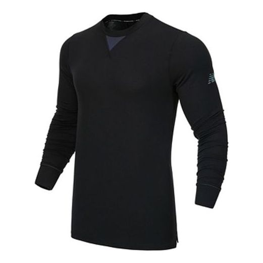 Sveter New Balance Long Sleeve Running Top Čierna | MT13290-BK