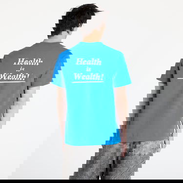 Tričko Sporty & Rich Sporty & Rich Health is Wealth T-Shirt Modrá | TO043622300BL67, 2