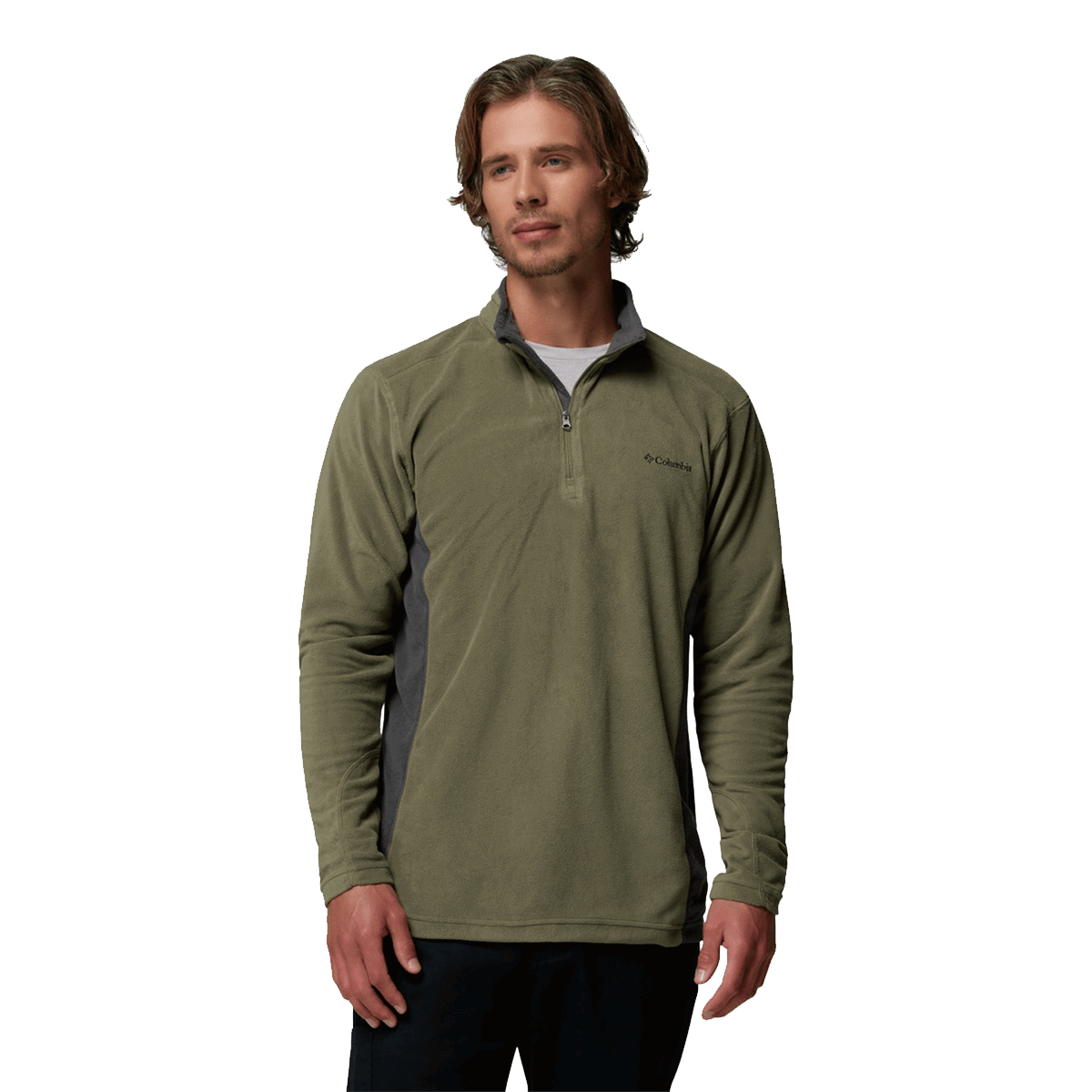 Mikina Columbia Klamath Range™ II Fleece Half Zip Zelené | 1352472397, 0