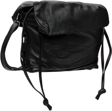 Taška cez rameno Yohji Yamamoto YOHJI YAMAMOTO Drape Leather Shoulder Bag Čierna | DP-I33-791, 2